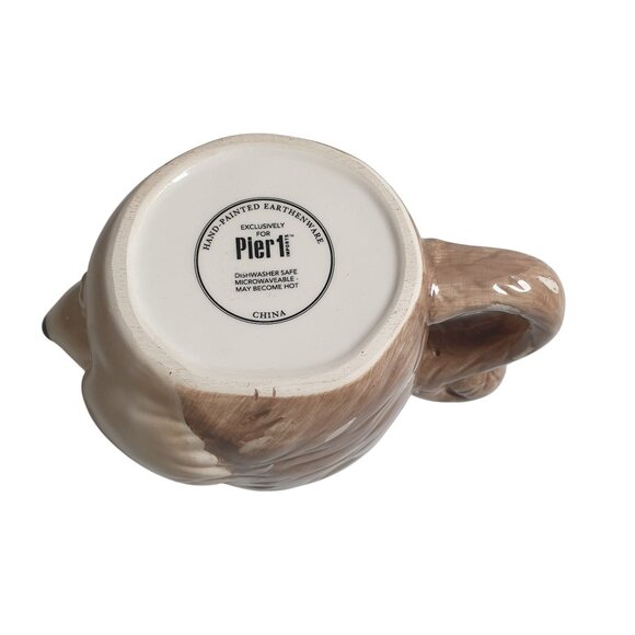 Pier 1 Cute Hedgehog Ceramic Coffee Mug Squirrel Chipmunk Hedgehog Animal - Picture 5 of 5